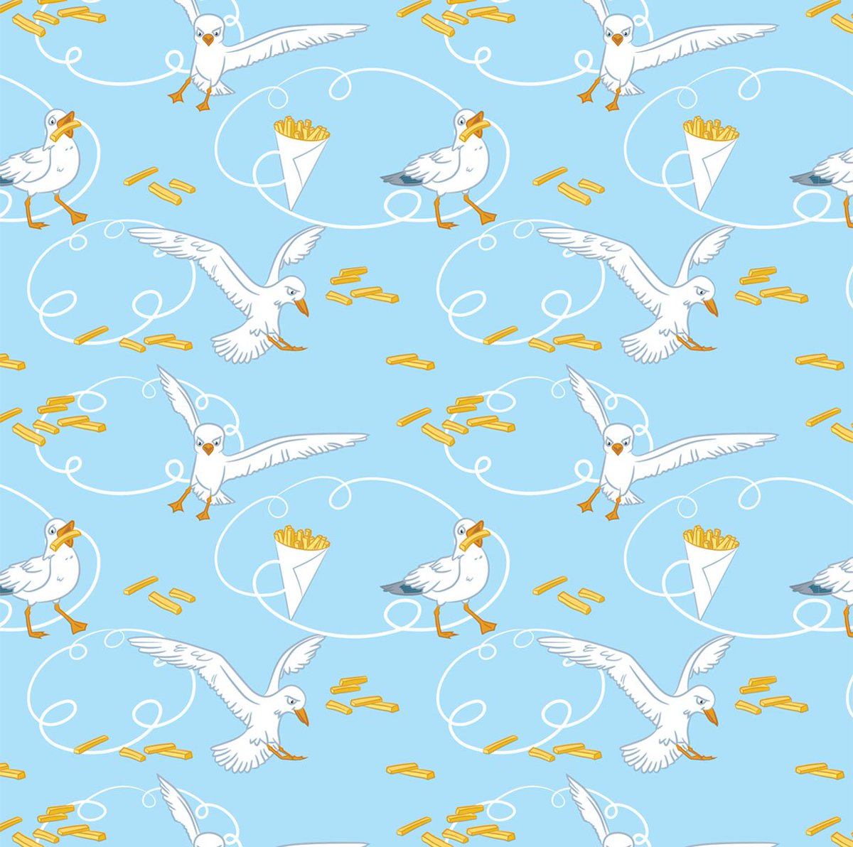 slinkeeedotcom's tweet photo. I know they're a menace but I think they're quite beautiful and living by the coast, we get lots of them. #Gamboge beaked #seagulls for this weeks #colour_collective. #Pattern #surfacepattern #illustration #lovepattern #stationery @Clr_Collective https://t.co/4MYbvWTjUS