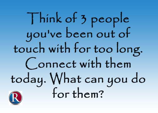 This goes for members of your team or direct reports you haven't checked in with for a time, and a time may be days or just hours. Connection leads to communication. Communication leads to productivity. #LeadershipDevelopment #inspire #communications