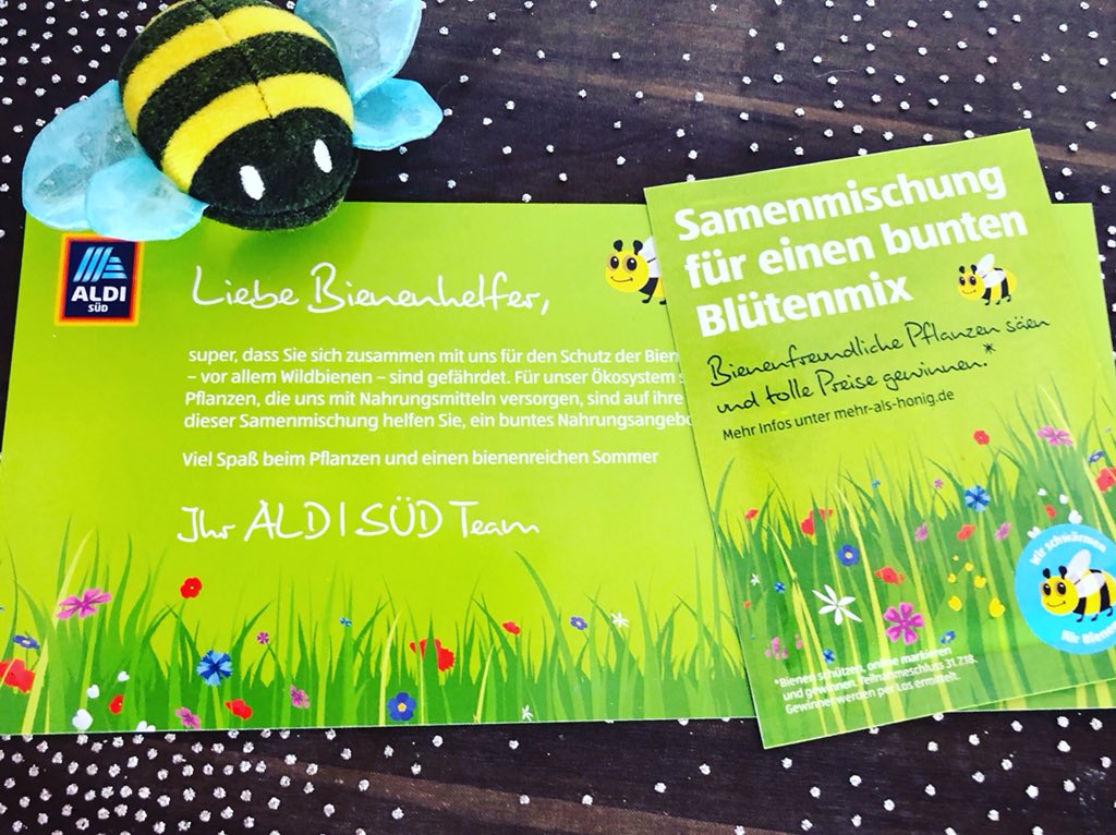 Gewinnbiene Meine Kostenlosen Blumensamen Von Aldi Sind Angekommen Da Kann Ich Ja Jetzt Fur Meine Bienen Freunde Ansahen Wer Hat S Auch Bekommen Bienen Rettetdiebienen Aldi Aldisud Blumensamen Kostenlos Kostenlosenlumensamen