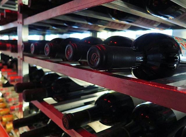 Racks, on racks, on racks. #nationalwineday #BOASantaMonica #wine #wineaboutit : @boasantamonica