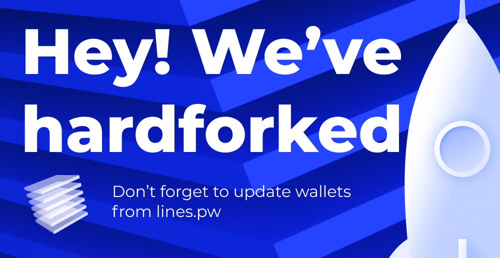 LinesCoin's tweet photo. We successfully forked #Lines diff algo to Simple EMA starting from block 40000. Please update your Lines wallet to enjoy more stable network and protection from hashrate spikes.

https://t.co/VIFSnmxuK0

#upgrade #linescoin https://t.co/w3JDMNdgib