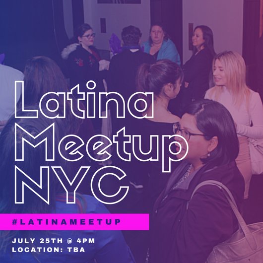 danay's tweet photo. We have a new date for #LatinaMeetup in #NYC on July 25th!!Come out and meet fellow Latina Professionals and Creators for a night of fun, networking, professional headshots  and awesome goody bags and giveaways. 🛍
https://t.co/q5FRciskRN  
#Latina
#LatinaBloggers
#LatinaBlogger https://t.co/ocmICcCfny