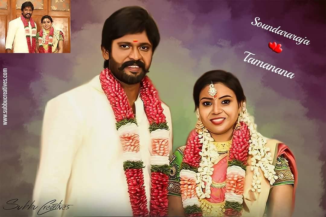 subbucreatives's tweet photo. Done Digital painting fr @soundaall bro wedding 😀🤩❤️happy married life bro😀 #actorsoundarraja
#digitalpaintings  #digitalart # #art🎨   #suprisegift #subbucreatives #subbudigitalpaintings suprise your loved one contact or watsapp - 9791046940 https://t.co/WVZMHYA19T https://t.co/VjZVn9mBe4