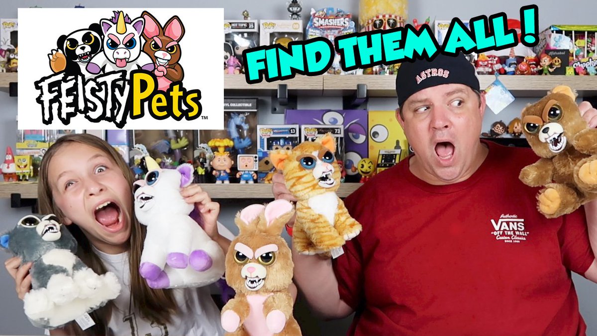 thegreersvlog's tweet photo. Feisty Pets find them all! Macey directed this FUN video of @Jazwares Feisty Pets. Soft sweet and cuddly to feisty in one squeeze. Find them all! #freeproduct #feistyPets https://t.co/1u9Ob6d0Hn https://t.co/6MneTUgqpo