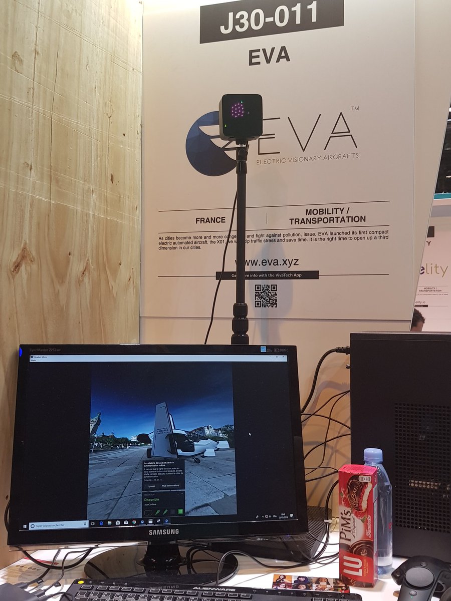 Tips_Tank's tweet photo. Les voitures volantes c’est pour bientôt ? La start-up Electric Visionary Aircrafts (@EVA), conçoit des appareils volants électriques et autonomes ayant la capacité de transporter 2 personnes. #Vivatech2018 #FuturOfTransportation #VéhiculeAutonome #TweetPitch https://t.co/LfunX24hUC