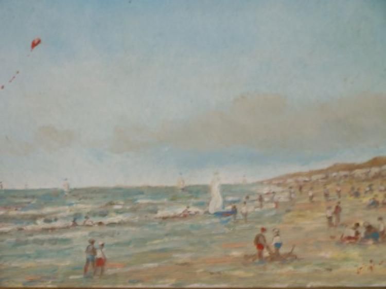 tVeilinghuis's tweet photo. Kavel 40: Een prachtig Schilderij op paneel 'Drukte op het strand', onduidelijk gesigneerd (je weet dus nooit welke meester je misschien koopt)
 25 x 30cm

https://t.co/T4xdogRsVR https://t.co/8klhYBEMUs