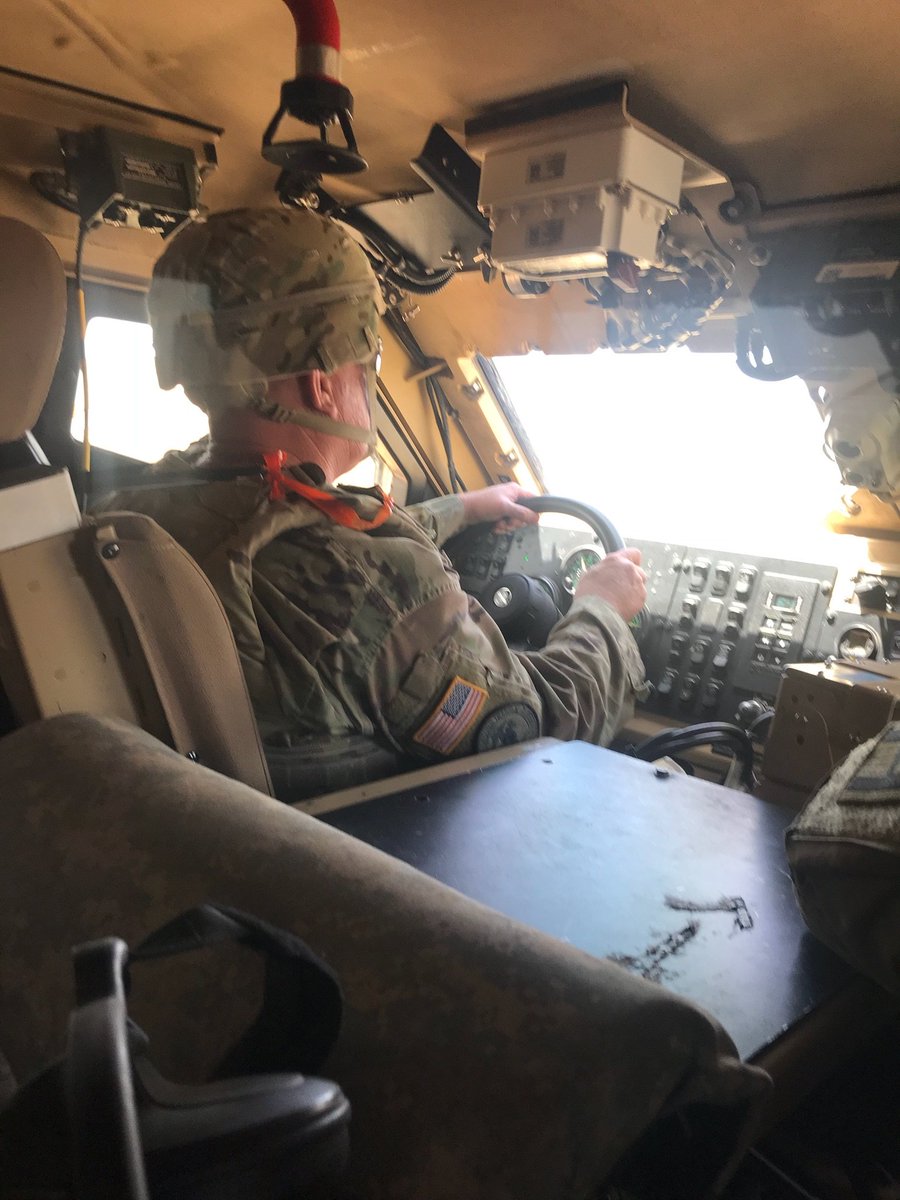 155ABCT's tweet image. @1_98CAV Soldiers learning how to drive the 4,000 lb MRAP vehicle on Camp McGregor, N.M. #LightningFocus #Readiness