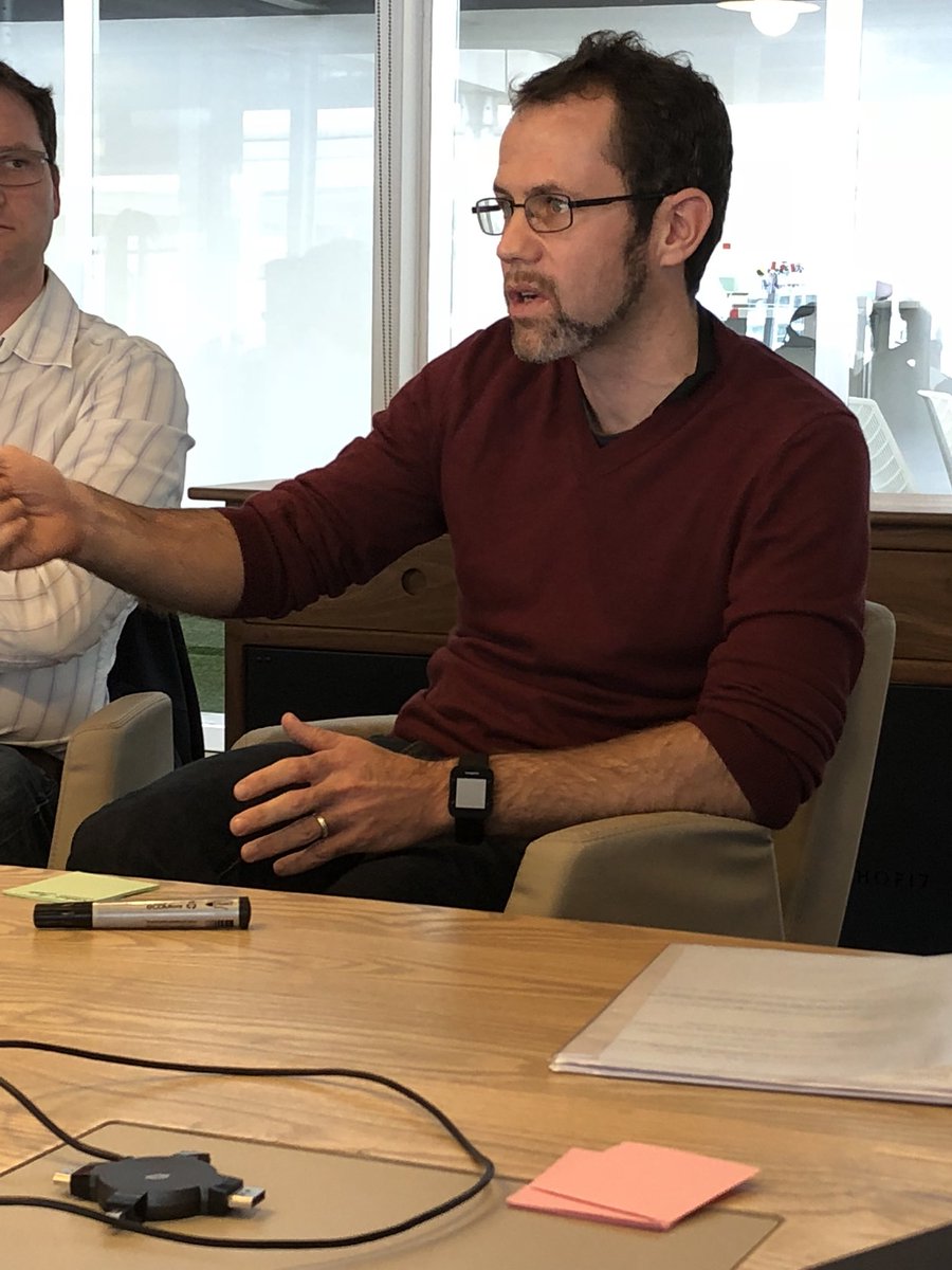 MiaFaull's tweet photo. Another great #LeanCoffee session this morning. Here @logicSA06182 shares insights with the group. This is a really important space for learning and sharing. Thanks to @thekartal for hosting the meetup! #lean https://t.co/TyXXL8ZTMq