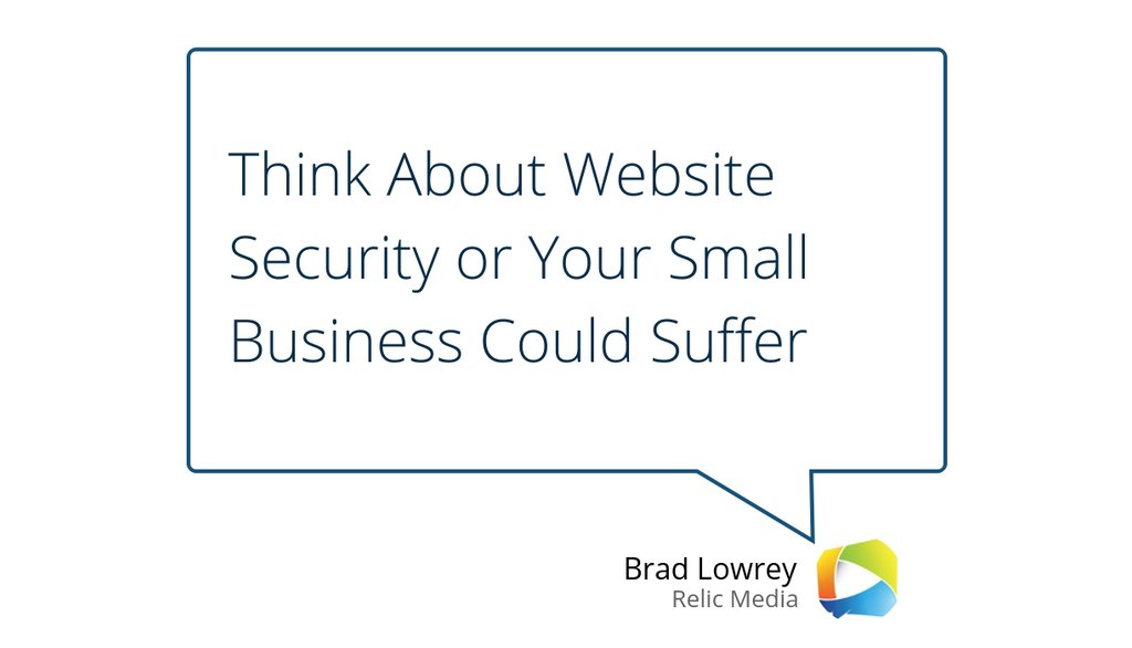 RelicMedia's tweet photo. "Failures in hosting, bad development files, security breaches, etc., can all wreak havoc on your website and eCommerce activities." https://t.co/JdKaEliogy #smallbusiness #websecurity #smb101 #WordPress https://t.co/ecP9LCINHD