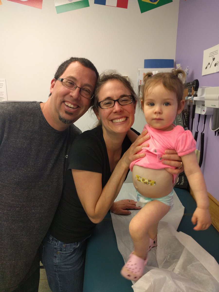 DYonteff's tweet photo. I don't often used this account for personal tweets, but I can't keep it in! After a year and a half ordeal, we are finally #tubefree! Thanks to everyone at @UVMMedCenter and @BostonChildrens for the excellent care throughout! https://t.co/mj3fDWL91G