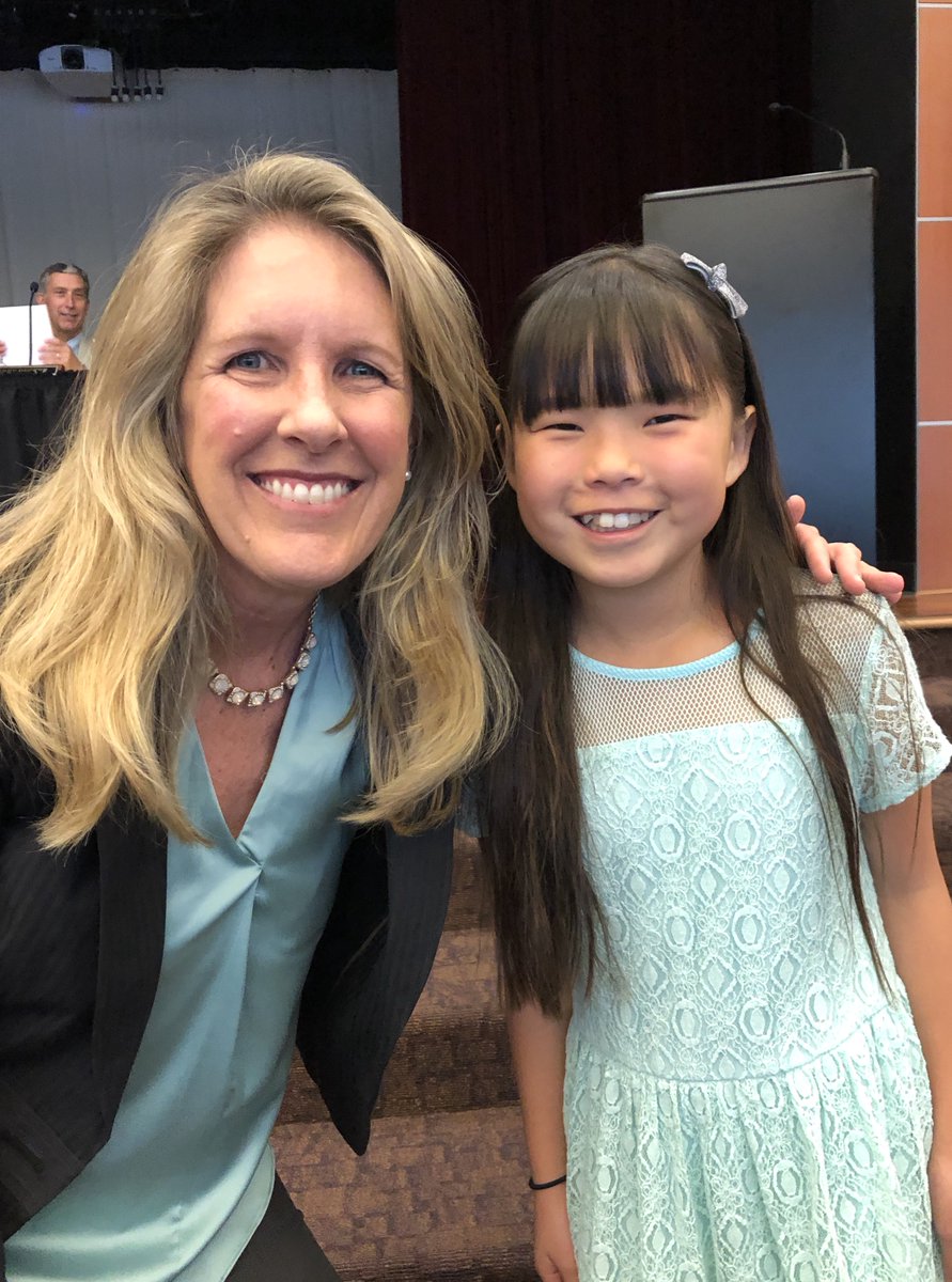 JulieUnion's tweet photo. “The most important thing I learned from school was kindness.” What a pleasure it was to honor our @NBCGeniusJunior Champ Michi at our @SolanaBeachSD board meeting last night. #KindnessCounts @smsung https://t.co/FIBTsel39I
