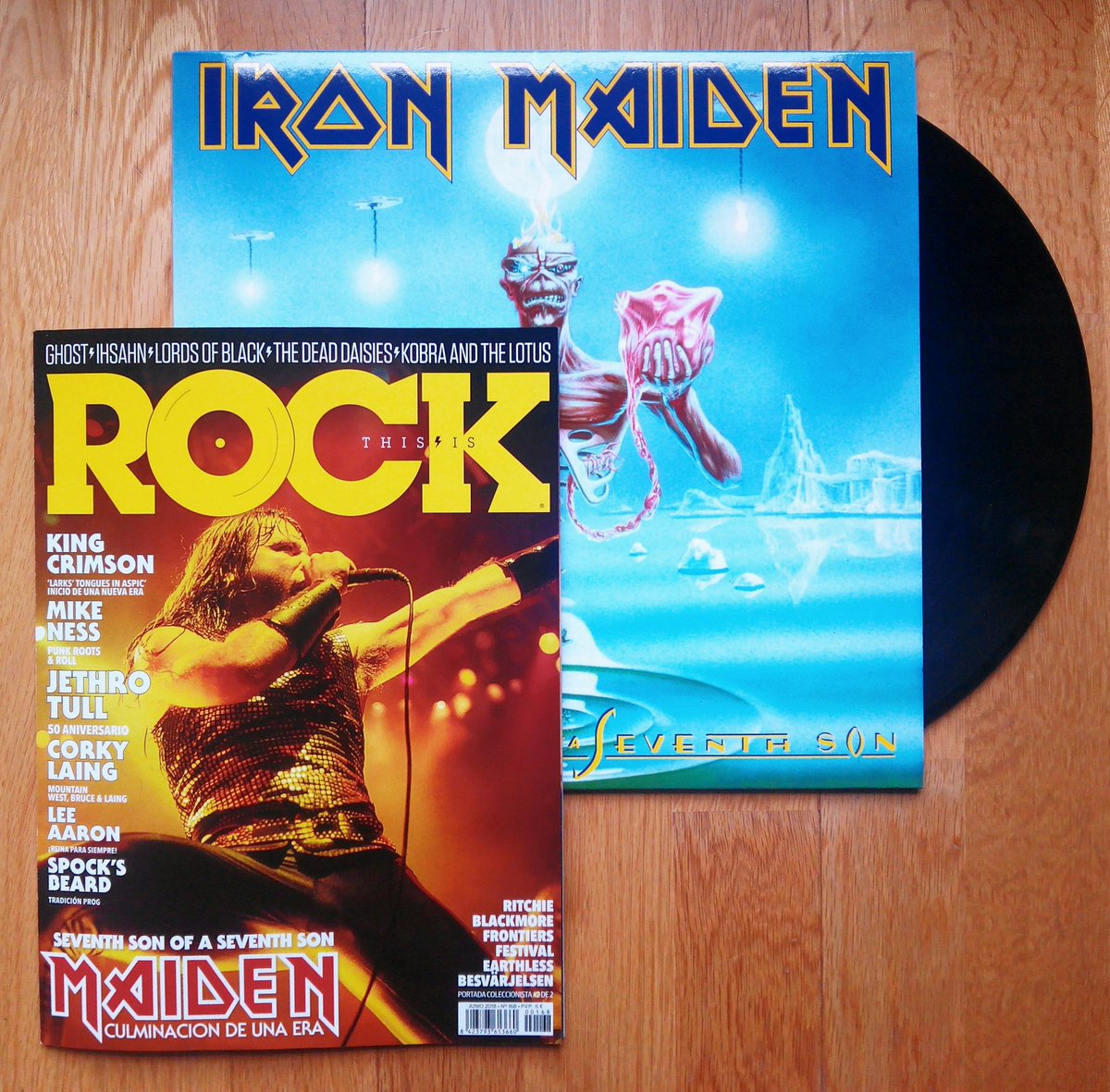 Parece que va a hacer fresquito este mes... Todos al kiosco a por la #TIR168 <a href="/thisisrockmag/">thisisrock.es</a> Album not included ;) ...este mes hasta podéis elegir portada #steveharris o #brucedickinson #IronMaiden
