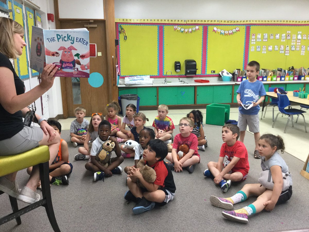 No big deal... just reading the book I wrote to my class!  I'm so excited to finally have it in my hands. #OakPark97 <a href="/JohnHodge1125/">John Hodge</a> #kindergarten <a href="/CapstonePub/">Capstone 📚</a> #PickyEater