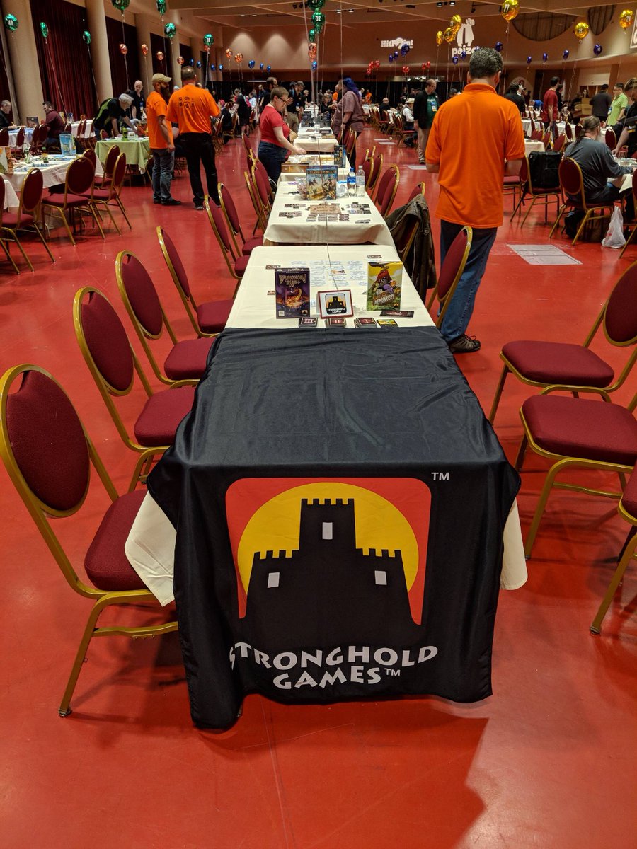 StrongholdGames's tweet photo. Our ACD Demo Table last night. Dungeon battles and Pirates! @Auburn347 #dungeonrush #memoarrr! https://t.co/T4ahyxRWXt