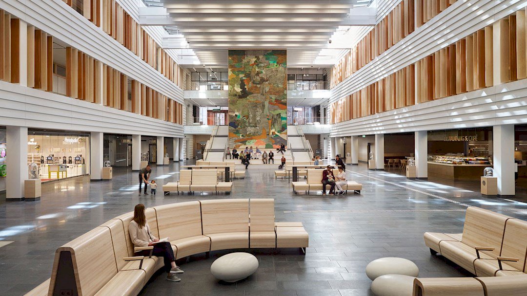 SkanskaGroup's tweet photo. Today marks a special day for our team in Sweden having H.M. King Carl XVI Gustaf and H.M. Queen Silvia open the New Karolinska University Hospital in Solna. 8 years in the making, it is set to be one of the most modern, patient focused and sustainable hospitals in the world. https://t.co/5h6VpWOXYS