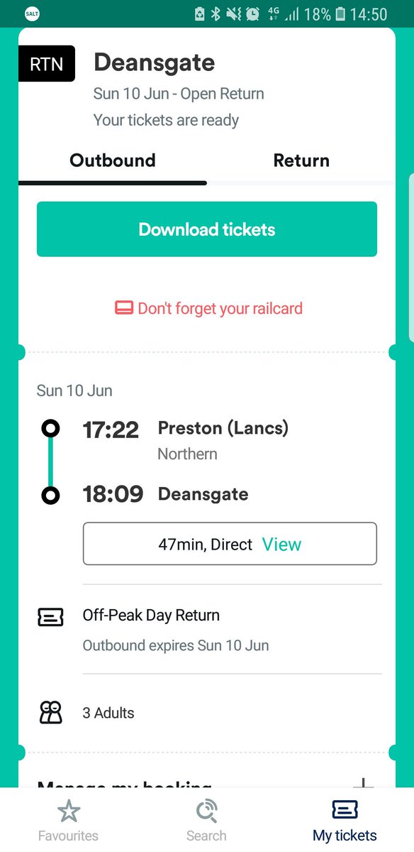rjclack1's tweet photo. @northernassist I bought these tickets a while back to Deansgate but now there's no trains running to Deansgate that day, can I board a train to other Manchester stations instead? https://t.co/WkoZRX9mcu