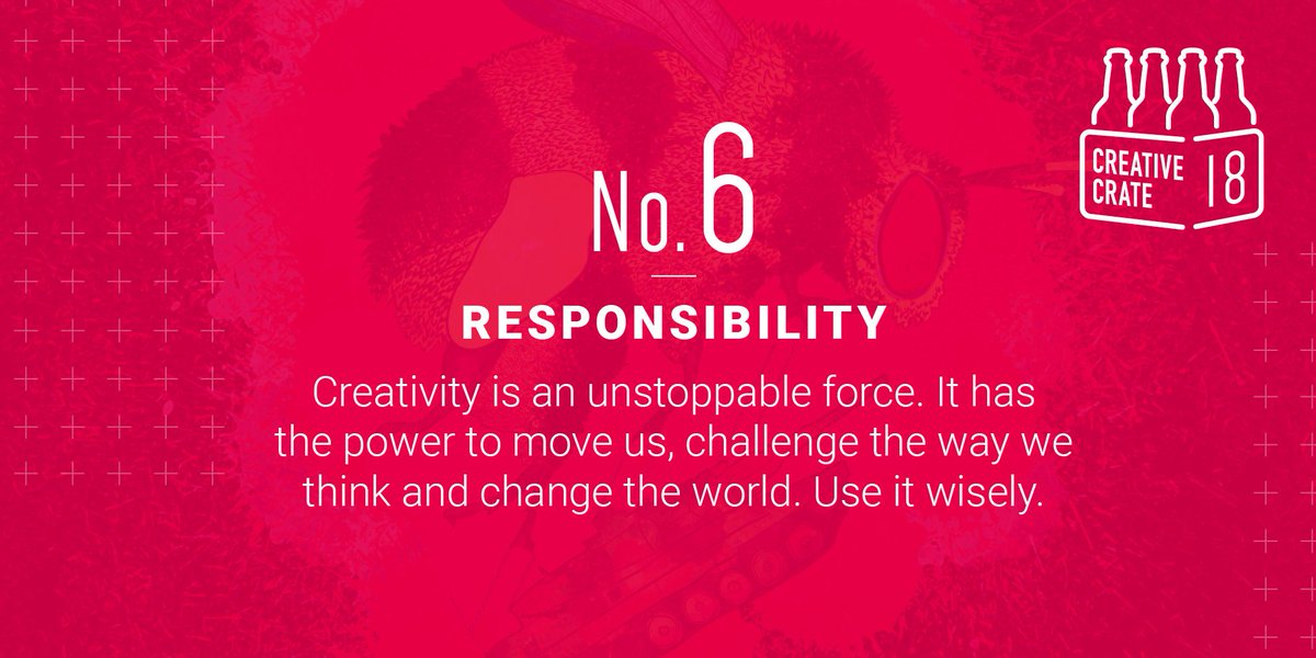 Creative_Crate_'s tweet photo. An invitation to #tenacity and #responsibility.
Entries in these categories will have more chances of being on stage at @dandad #NewBlood!
Get them in before 31 May! >> https://t.co/pJmjdypeT3 #theCreativeCrate https://t.co/NDsKWTk4dI