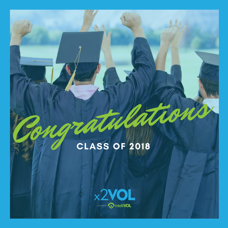 x2VOL's tweet photo. Congratulations to all of the students graduating this spring! You did it! #HighSchoolGraduation #ClassOf2018 https://t.co/2uiMtudxF5