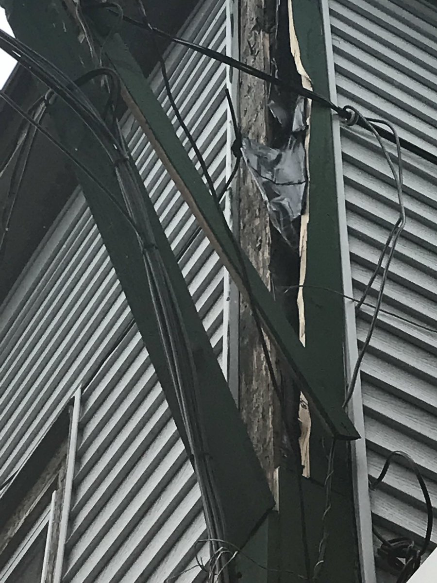 Due to building and cable/power line damage (thanks to the company who empty the dumpster next door) Jrm Hauling &amp; Recycling Services we will be closed today. 
We apologize for any inconvenience this may cause.