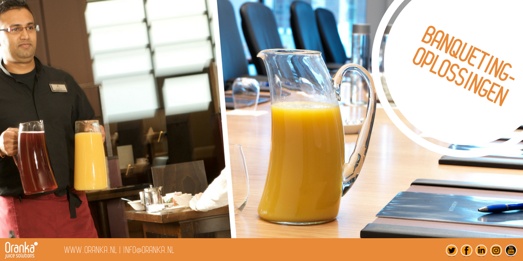 OrankaNL's tweet photo. Van een prachtig Hydration Station tot unieke Juice Cubes en van sierdispensers tot een handige afsluitbare karaf, wij hebben diverse banqueting-concepten. #banqueting #sap #smoothie #hydrationstation #juicecube https://t.co/aRGOCTamtB https://t.co/TllSwLgiZ1