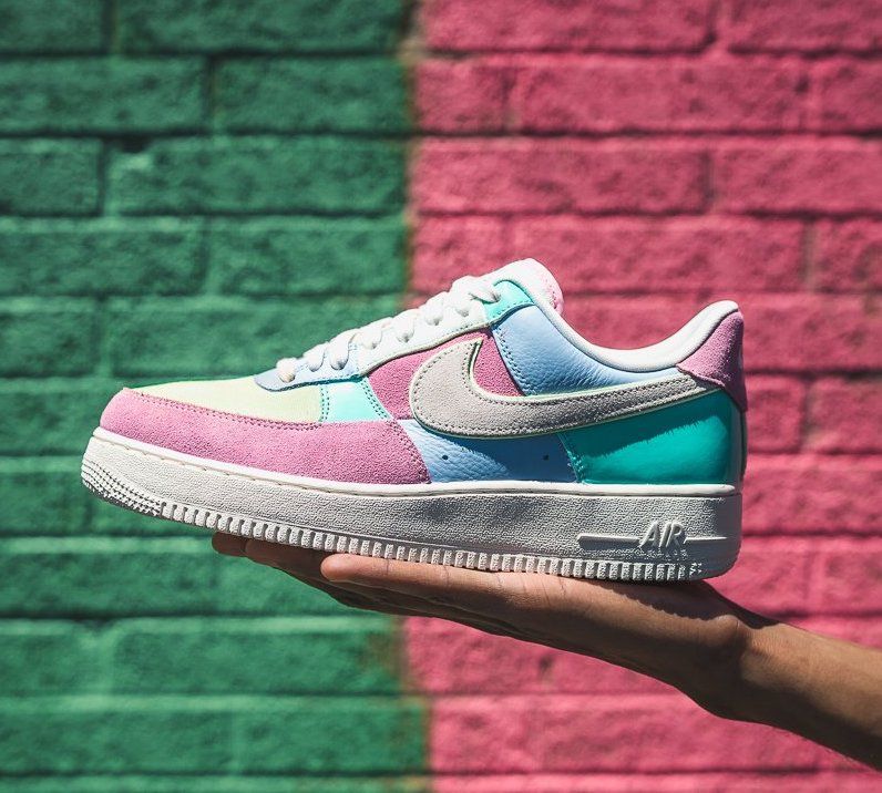 air force 1 easter on feet