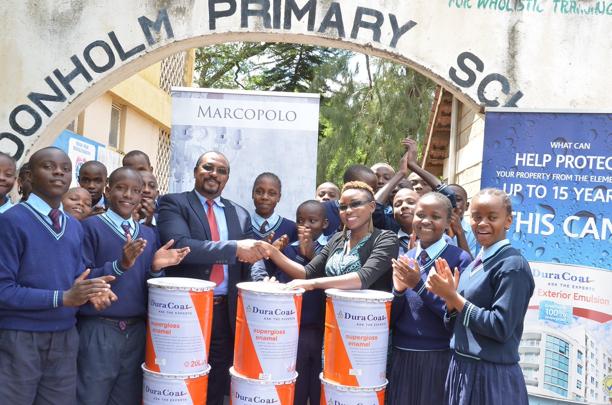 BascoPaints's tweet photo. We also donated paint to Donholm Primary as part of our CSR initiatives. We are happy to help repaint the school.  #BascoCSR https://t.co/Q1lpsUd3mk
