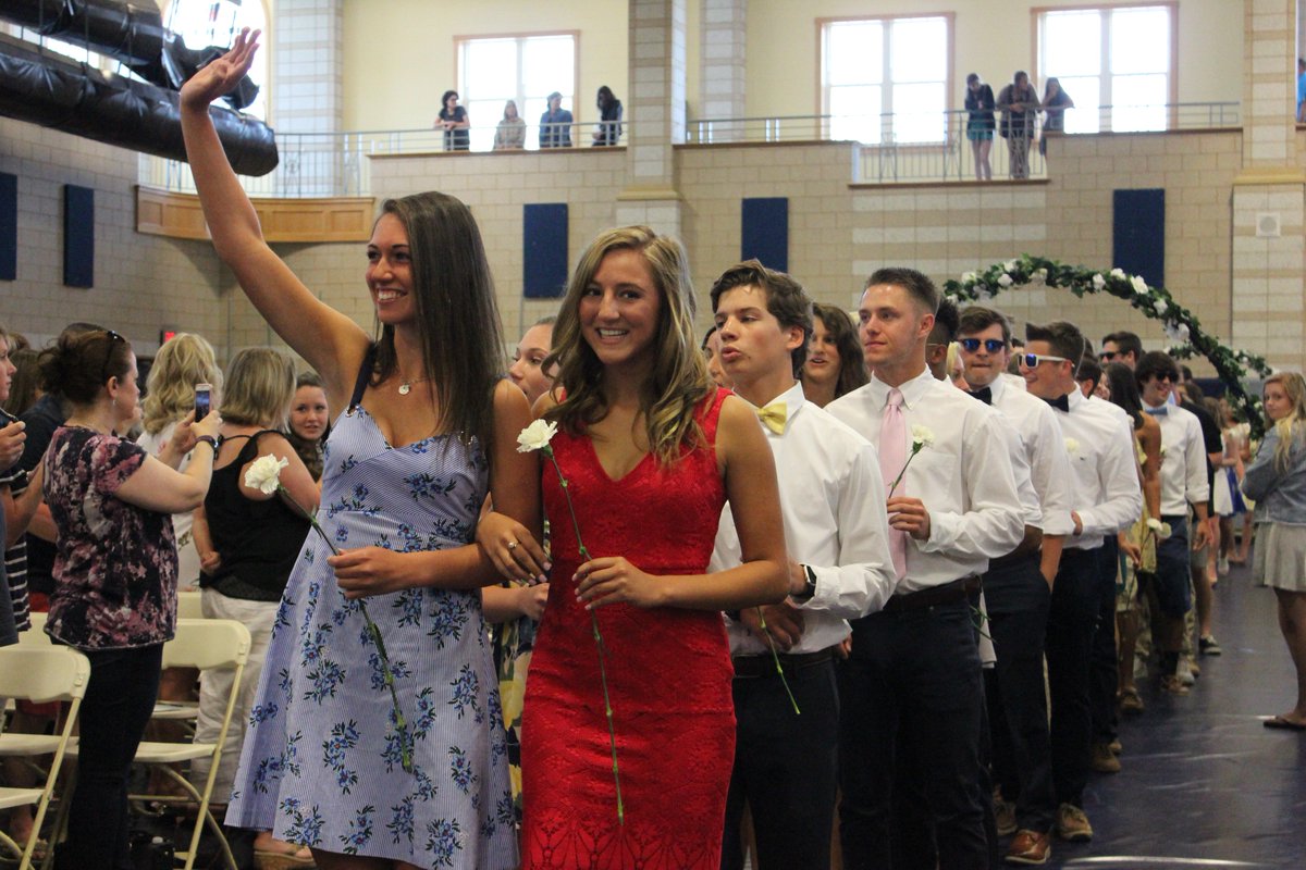 PlymouthNorthHS's tweet photo. What a beautiful send off for the @PNClass_of_2018 We are so proud of you. https://t.co/KBLxVccGWr