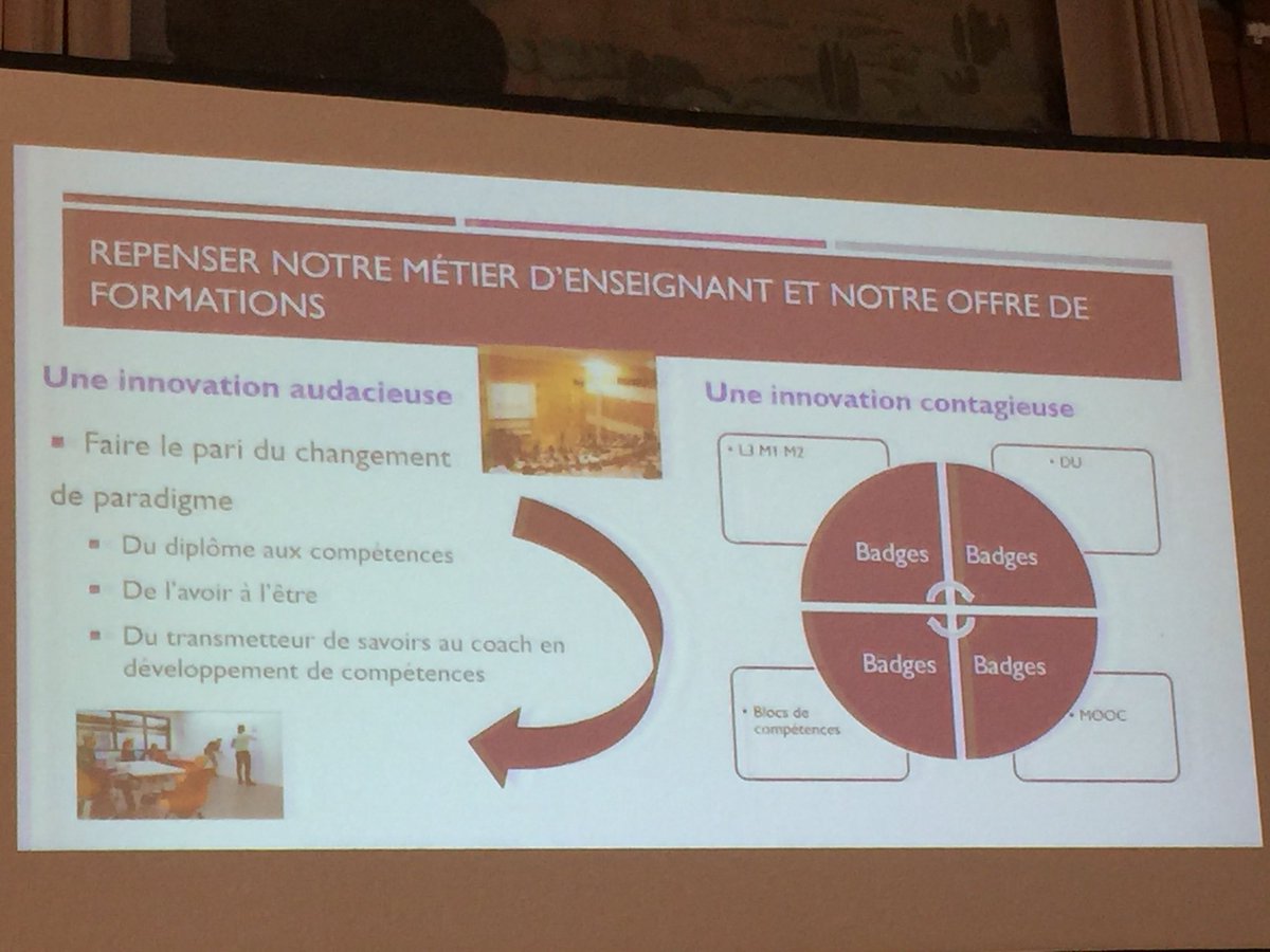 Isabelle_Barth's tweet photo. #pédagogie de l’#enseignement à la compétence : les #badges numériques à l’@iaecaen #InnovationPedagogique #Management2018 https://t.co/kXeAqhSnzo