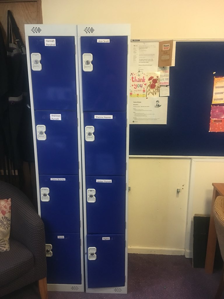 Just wanted to tweet <a href="/ianoliverPI/">Ian Oliver</a> 
I have now had to spend my morning lagging lockers to our staff room, thanks to you getting rid of our drawers. I’m keeping you to your promise about my pen🤪