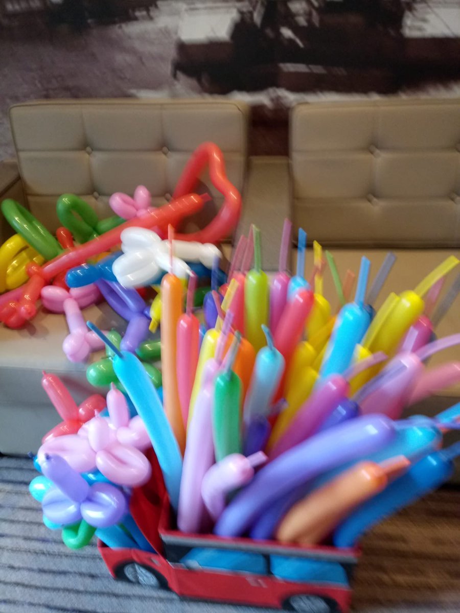 Getting ready for the kids arriving. Wonder who can make the best balloon model. I’m an expert at worms and snakes 😂 <a href="/PIjoecrosby/">Joe Crosby PI</a> @Pipulse1 <a href="/SDEBDD/">simon ewins</a> @Valerie_PI3R <a href="/northeastsolus/">North East Solus PI</a> <a href="/premierinn/">Premier Inn</a> #HalfTermFun #HappyKidsHappyParents