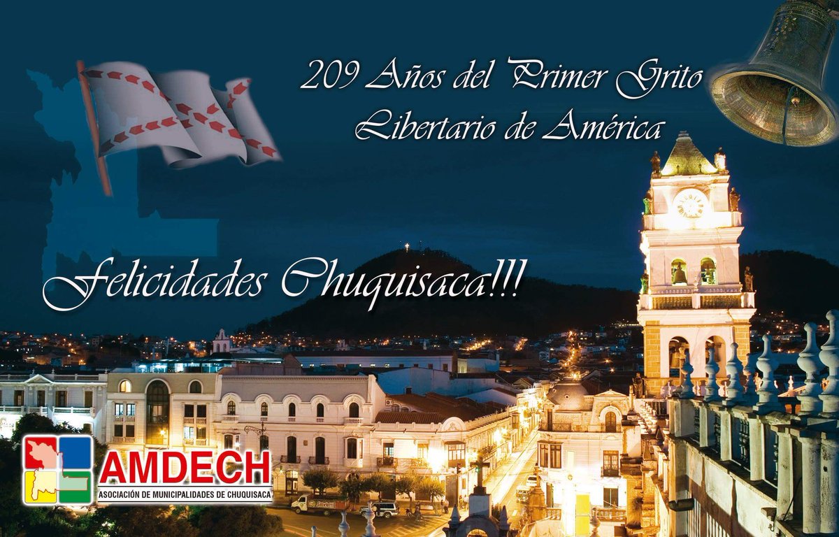 AGAMDECH's tweet photo. Felicidades Chuquisaca! @UgarteMostajo @FelixFloresP1 @leonardobladi10 https://t.co/QkUVs6y5C8