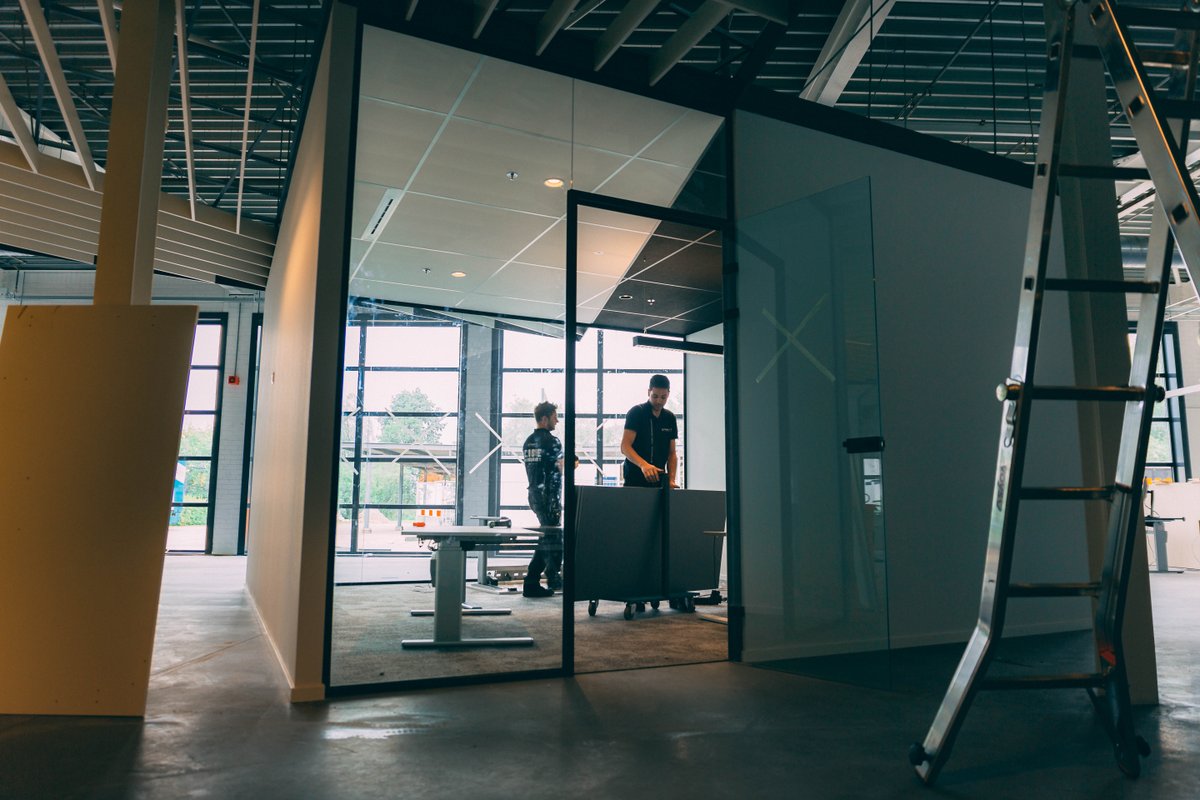 Moving into #TheFutureWorkspace! And that smiling guy? That's our own <a href="/lkhrtsm/">lkhrtsm</a> who been the front-man for the entire process 💪