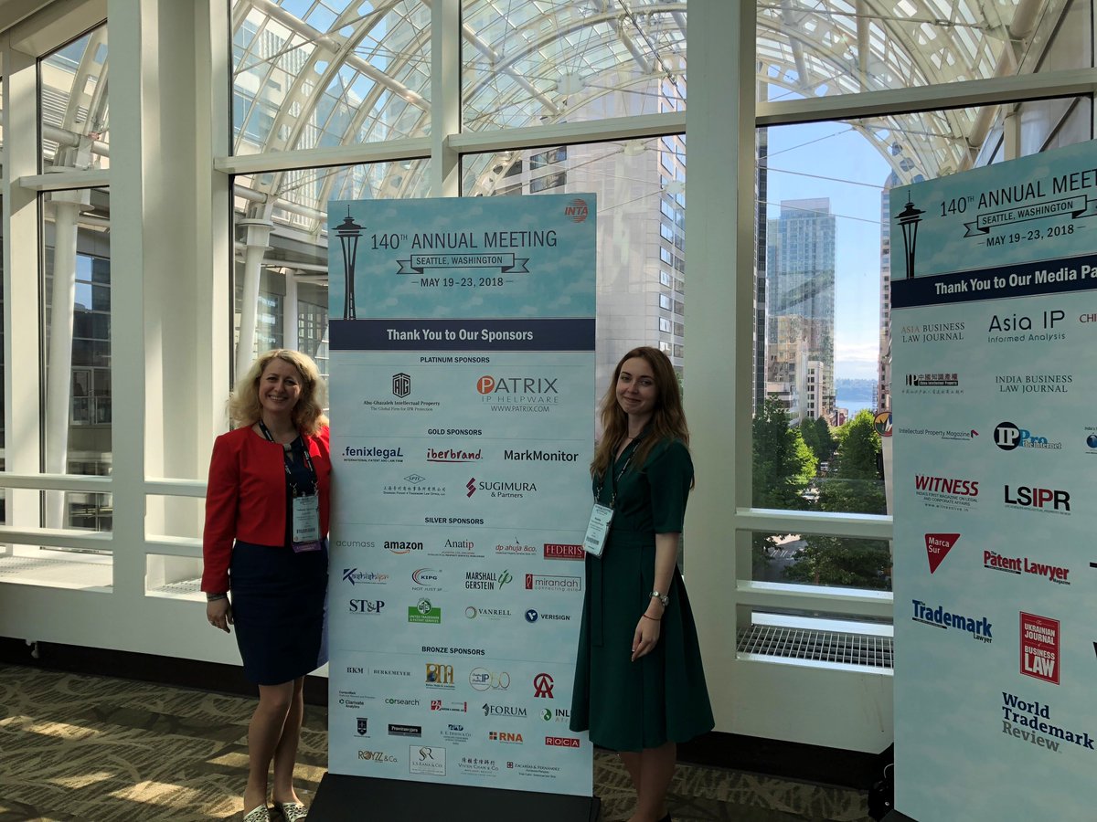 iprgroup_law's tweet photo. Meeting with good friends and new partners at the Convention Centre. #INTA2018 #IPRGroup #Trademarks #Seattle #partnerships https://t.co/IiUXeG5F2J