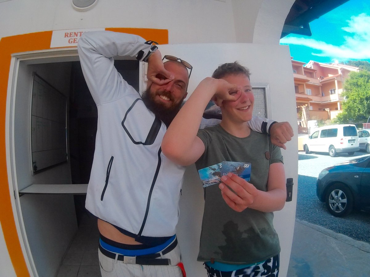 Congratulations to Annika to become Jr SSI open water diver and to Keno  for his Jr SSI Advance Adventurer and Nitrox diver! Well done guys! #iamssi #maresjustaddwater #krondiving #fun #diving #divingcourse #sea #ocean #divessi #croatia #rabisland #divingisfun