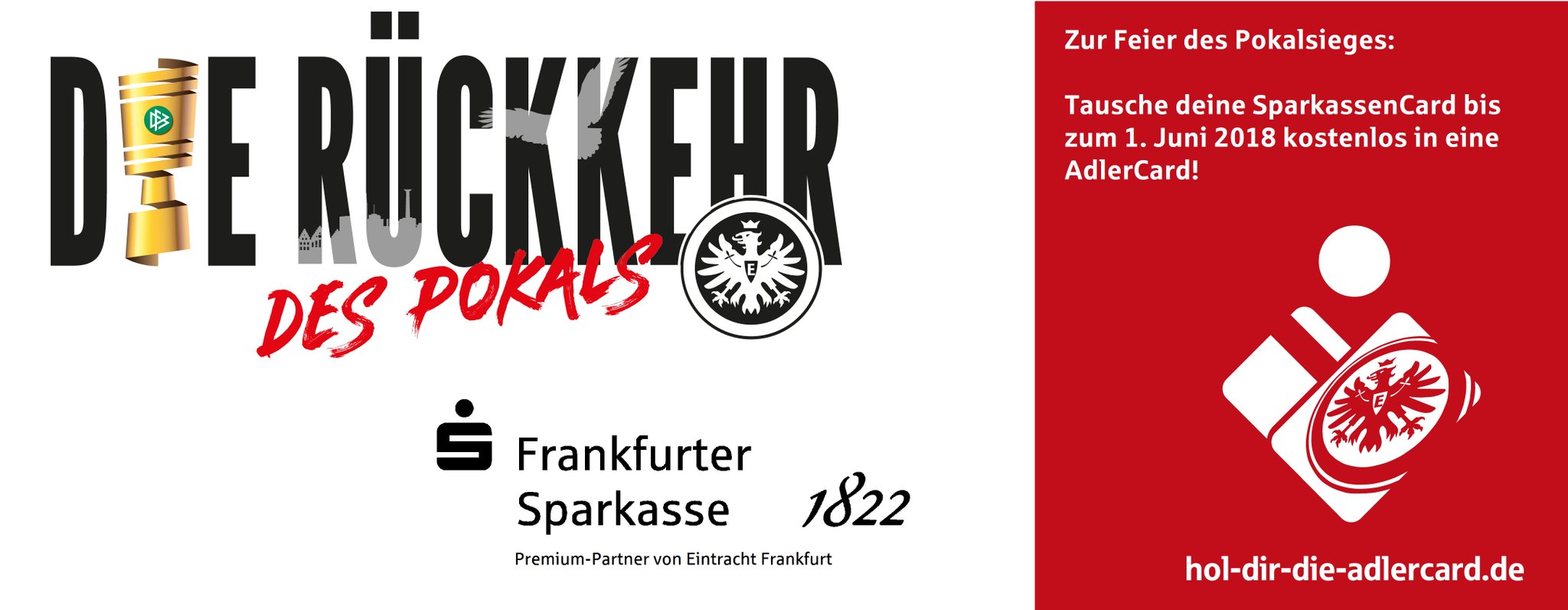Eintracht Frankfurt Na Wenn Das Mal Kein Perfektes Pokalsieger Angebot Der Frankfurter Spk Ist