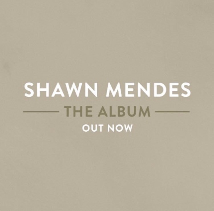 TeamShawnMende's tweet photo. Go get the album on @applemusic #ShawnMendesTheAlbum  

iTunes: https://t.co/MOjlj3hdyq…
AppleMusic: https://t.co/Os8GLGsJvb… https://t.co/wyzRAOhDg7