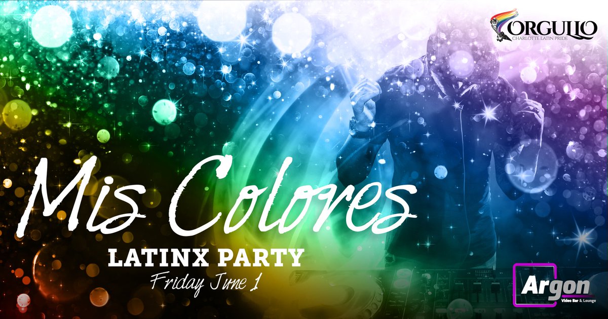 CLTLatinPride's tweet photo. UNA SEMANA!! #TGIF
Ven bailar y disfrutar de la primera fiesta en #Charlotte celebrando el mes de #orgulloLGBT. Tambiรฉn tendremos la presentaciรณn especial de #MissLatinPride 2017 y de la nueva reina para 2018!
9PM / 21+ / $10
#fridaymood #todoinCLT #gayclt #latinosinclt https://t.co/yCqKhaUKTD