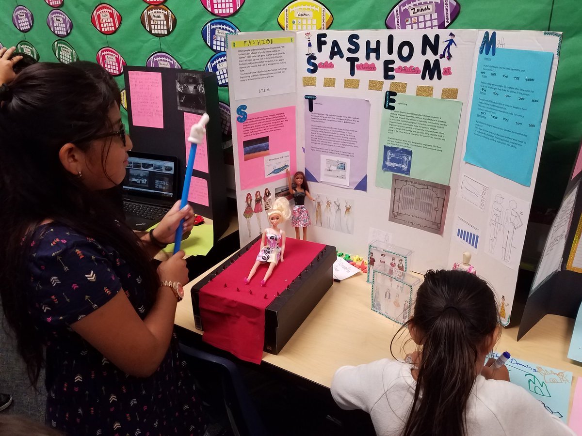 FrankElem5th's tweet photo. Students sharing what they learned with their STEM projects! Super job 5th graders! #Promise2Purpose #growinggreatness @benfer5th https://t.co/t1LsBZHVNy