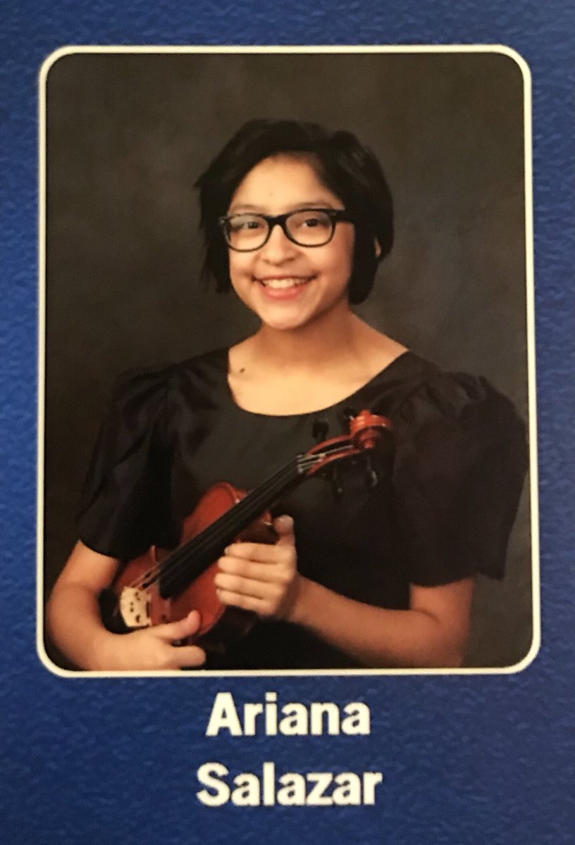 arianamykal's tweet photo. in honor of my last day of high school, here’s the evolution of me through orchestra pictures 😂 #classof2k18 https://t.co/ALhCCj88zb