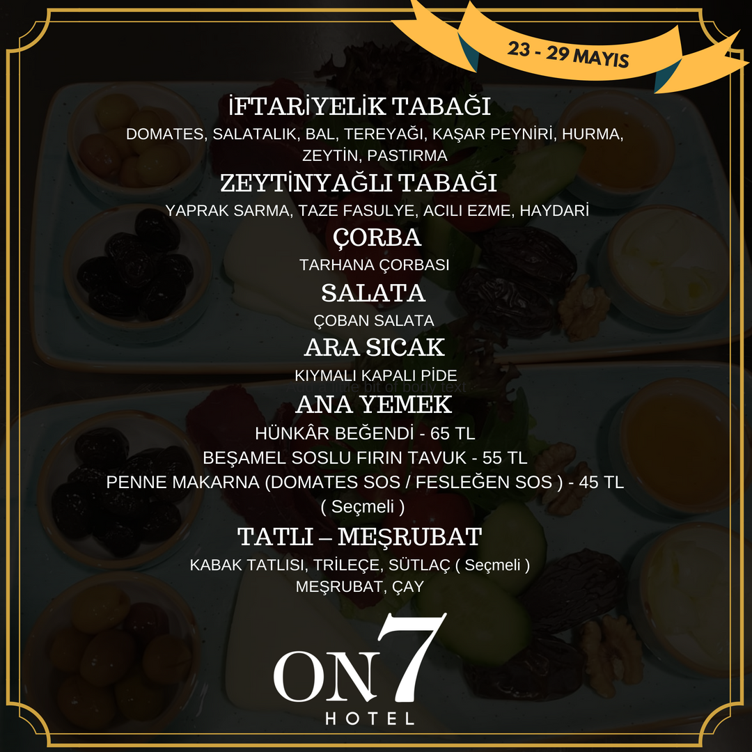 HotelOn7's tweet photo. Enfes lezzetlerden oluşan zengin menüler ile şirket organizasyonları ve grup yemeklerinizi unutulmaz kılabilir,Ramazan Ayı'nda şirketinizdeki ekip arkadaşlarınız ile birlikte eşsiz tatlar ile buluşabilirsiniz #sakarya #adapazarı #serdivan #konaklama #otel #travel #stay #hotelon7 https://t.co/F1MGkXLO21