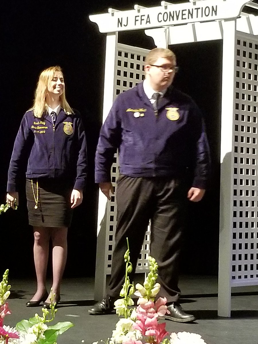 AmyKline1999's tweet photo. Amanda, Beth, and Alex were recognized for their service in the Courtesy Corps this morning!  #LivingToServe, #WHRSD, #WHRHSPride, #WHRHighSchool, #WarrenHillsFFA, #NJFFAConv18 https://t.co/ISC8DhEt0o