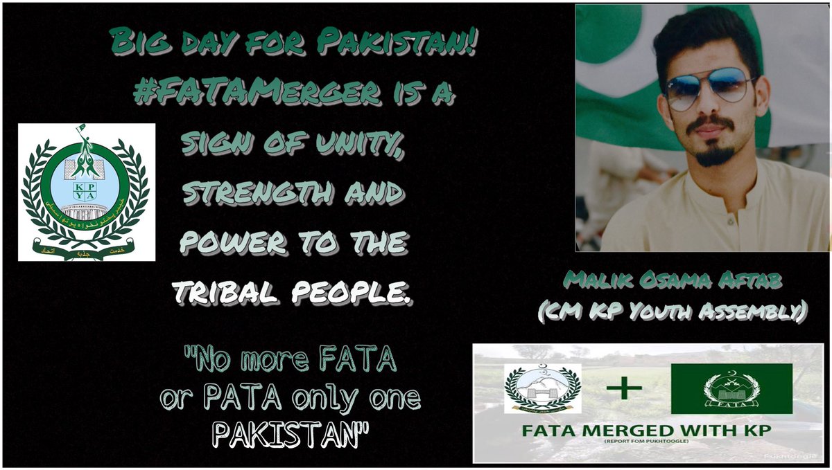 malikosama63's tweet photo. Congratulations Pakistan ❤️
#FataMergerBill #FataKpMerger #KPYouthAssembly #One_Pakistan 😍 https://t.co/IPcwLDGKEj