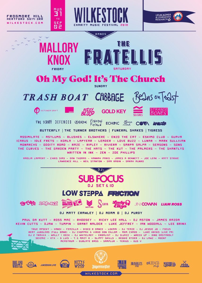 EchoicOfficial's tweet photo. 🌷W I L K E S T O C K 🌷

The full line up is here &amp; we're excited to be playing the main stage with @MalloryKnoxband 

See you on the Friday! https://t.co/Kz5iiPvCMI