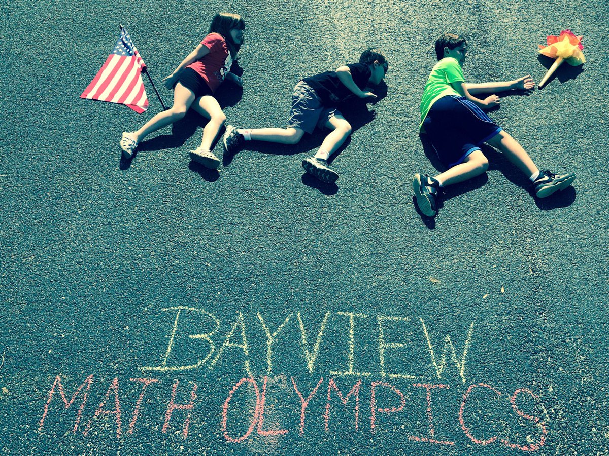 Running of the torch: Math Olympics <a href="/BayviewESchool/">Bayview Elementary</a> <a href="/BayviewParents/">Bayview Parents</a> @DrGeorge_MTPS