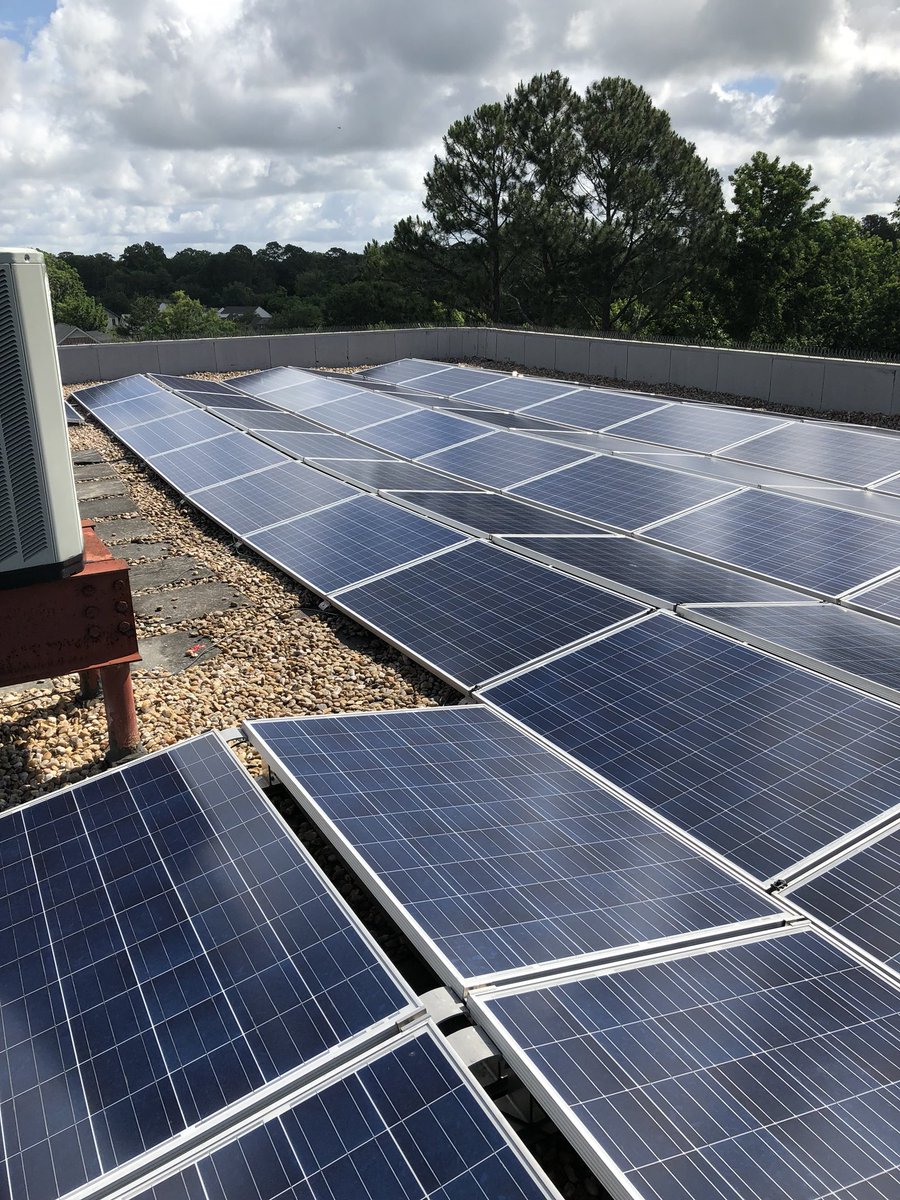 robgadd4's tweet photo. OnPoint HQ is finally (FINALLY!) operating again using our own PV arrays! Back to lower carbon footprint for the biz. Thanks SolarSmith! https://t.co/gatgon6otI