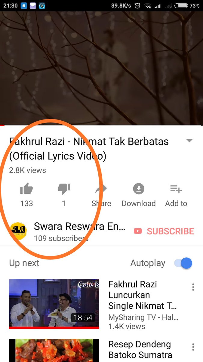 Makasih gaes yg sudah subscribe... Yang belum yuuk ah jangan lupa like/share dan suscribe yaa👍❤
#swarareswara
#swarareswaraentertainment
#nikmattakberbatas 
#fakhrulraI