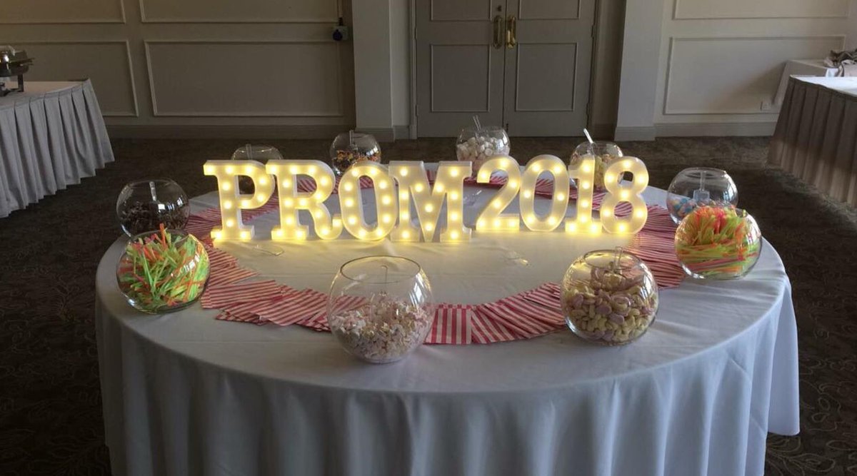 GGSSFC's tweet photo. Our Year 13 students are ready for Prom tonight! The venue is ready for a great evening! https://t.co/7arCMQKG3t