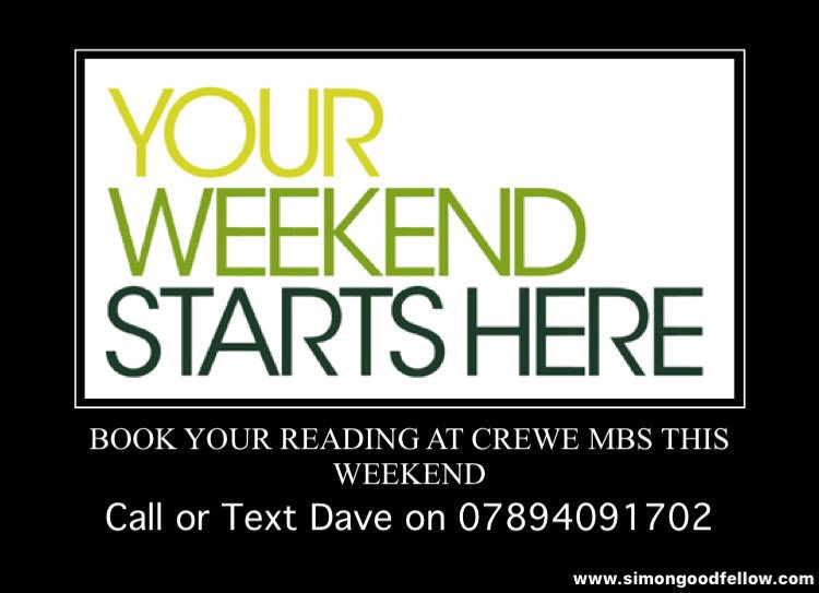 Mediumsimon's tweet photo. #CreweAlex #whatson #nantwich #cheshire #mediumshipevent #psychic https://t.co/l7WtAyBGjb