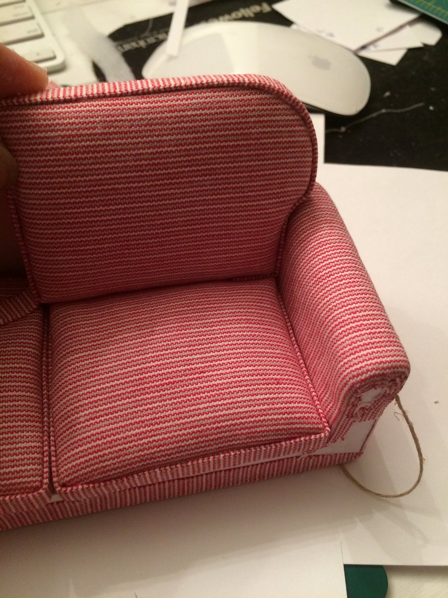 fabflawedmini's tweet image. Obsessing over miniature sofas. Coming soon to fabulouslyflawedmini Etsy.