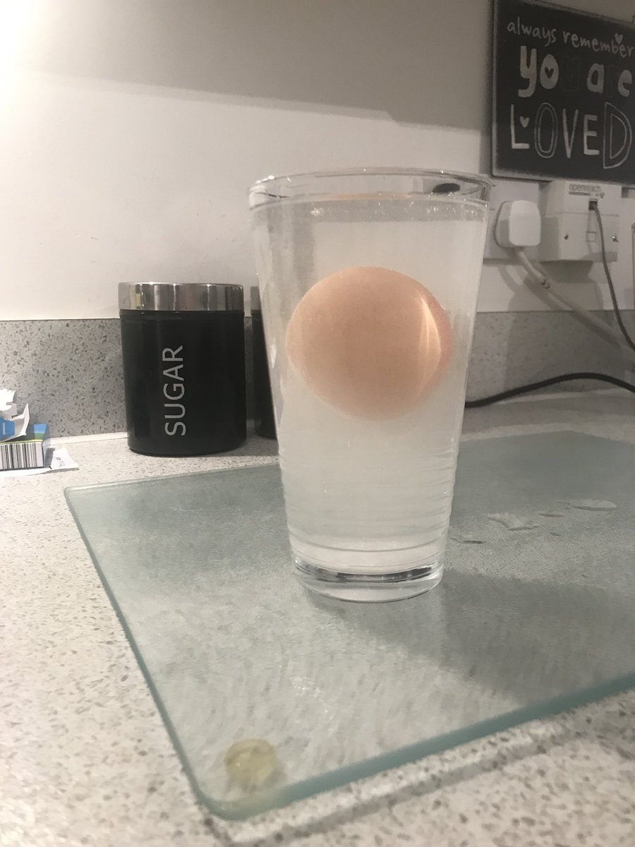 katicon09's tweet photo. Zakirah’s science project #floatingeggs #TeamStAnnes @STAClassPinch https://t.co/3s3IwHSabA